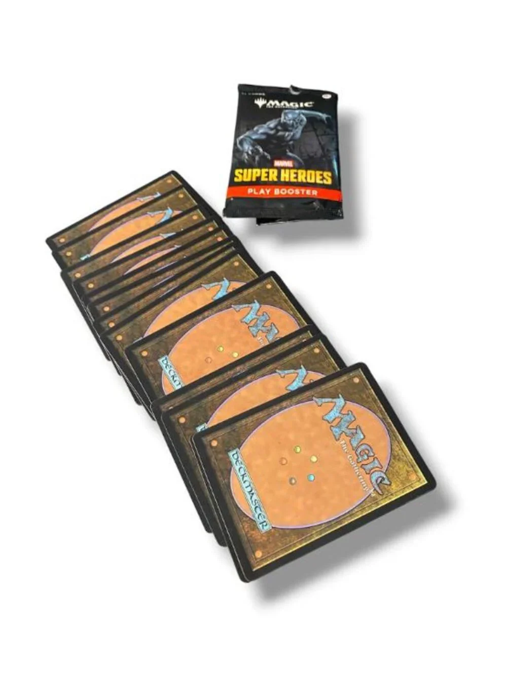 NEW - 13PC Magic the Gathering Marvel BLACK PANTHER Play Booster Pack - RIPPED
